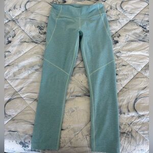 Outdoor Voices 3/4 Warm Up Activewear Capri Leggings Pool Blue Womens Size S